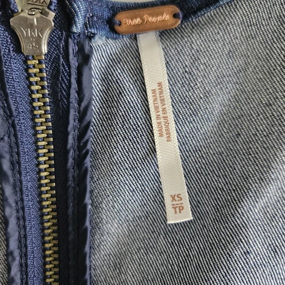 Free People Lia Denim Bodycon Mini Dress - Picture 3 of 4